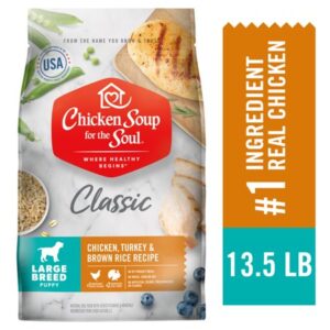 (bogo) buy chicken soup large breed puppy dry dog